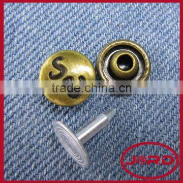 Fashion Jeans Button Metal Rivet For Garments