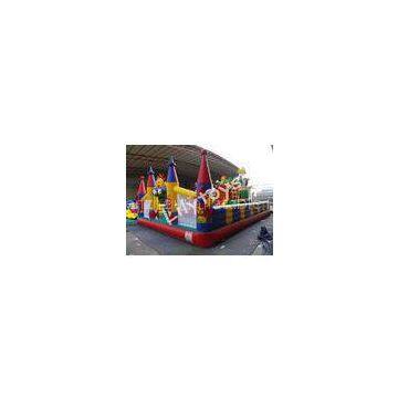 plato pvc 10m * 8m inflatable fun city , Double / quadruple stitched