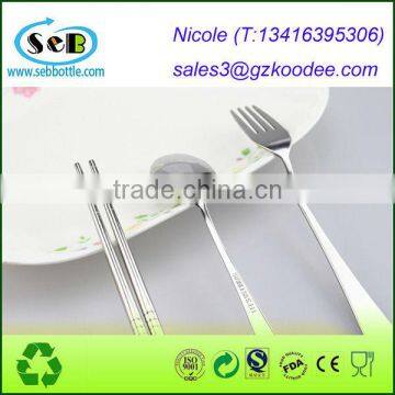 Eco-friendly+High Quality+Stainless Steel Spoon Knife and Fork China,Children Cutlery Set