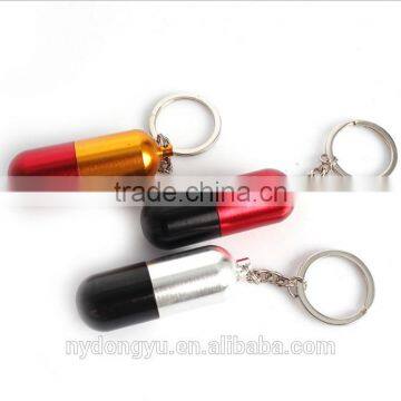 portable metal smoking pipe / dunh chain capsule metal smoking pipe snuff bottle /fancy smoking pipe