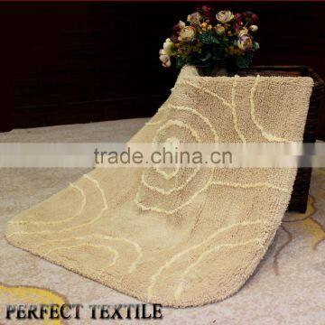 Manufacturer hotel 100%cotton fabric anti-slip bathrug