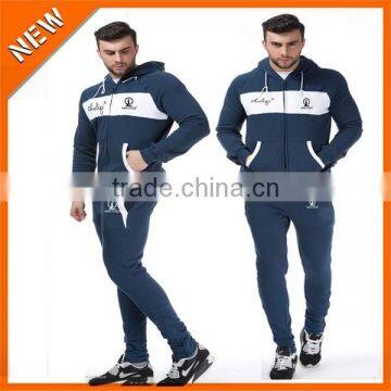 Apparel Custom Slim Fit Tracksuit Wholesale /navy Blue Men Add Owm Logo Training & Jogging Wear From China H-2139