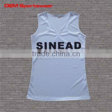 Custom simple womens tank tops from China manufacturer