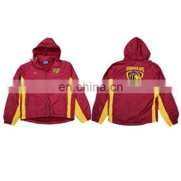 Custom fashion high quality reflective windbreak jacket for men