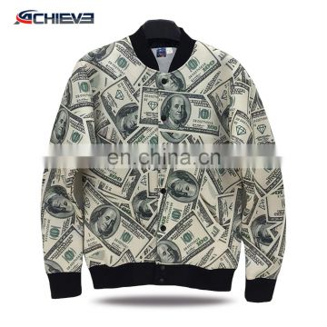 custom wholesale man woman winter varsity jacket bomber jacket