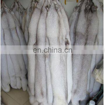 hot selling blue fox fur skin / natural blue fox fur skin / high quality cheap fox fur skin