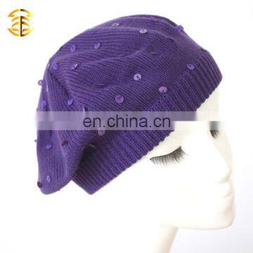 2016 Spring Fashion Knit Beret Hat For Lady