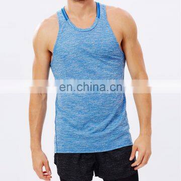 wholesale mens ultra blue seamless gym stringer