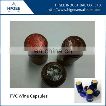 PVC heat shrinkable film Wine capsule,Rice list of red Wine Capsule