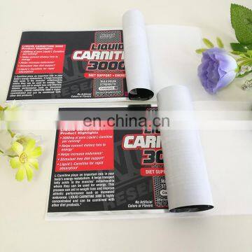 Customized Liquid Label Adhesive Energy Drink Waterproof Sticker With Full Color Printing photo-6