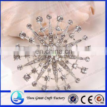 The new brooch pin all rhinestone brooches crystal jewelry wholesale women scarf buckle