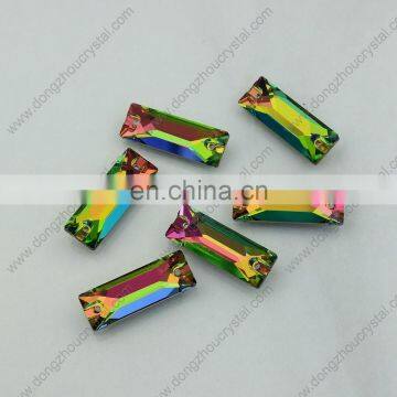 Wholesale Cosmic Baguette Sew on Rhinestone for Garment Accessories