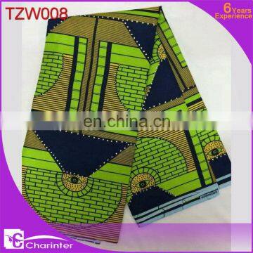 Cotton Real Wax Fabric African Super Wax Hollandais Stone Wax photo-6