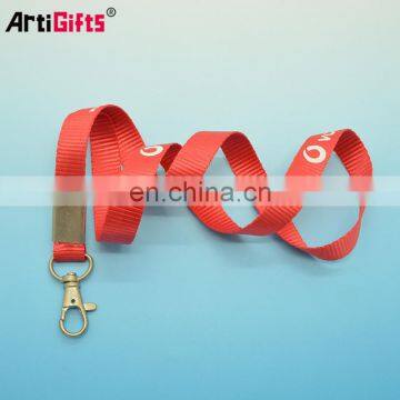 Promotion Custom Sublimation Printed Neck Polyester Lanyard With Metal Clip