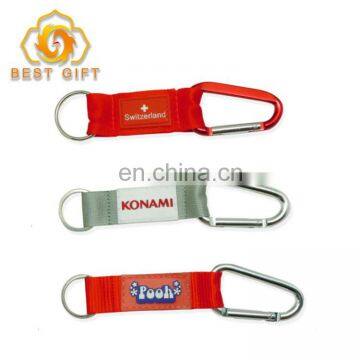 Custom High Quality Ribbon Clip Carabiner For Outsports