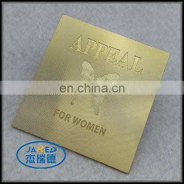 Cheap Price Handmade Butterfly Nameplate Metal Gold Crafts Customized Adhesive Engraved Aluminum Label