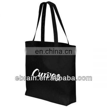 specialized black advertising non woven bag,screen printing non woven bag