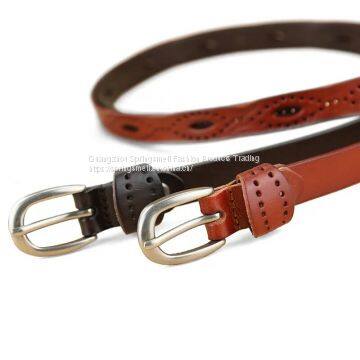 Wholesale High Quality New Design Fashion Woman Jeans Dress Pants Casual Ladies Leather Belt photo-5