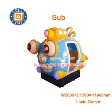 Zhongshan amusement park equipment kiddie rides Rocking Machine car SUB video game