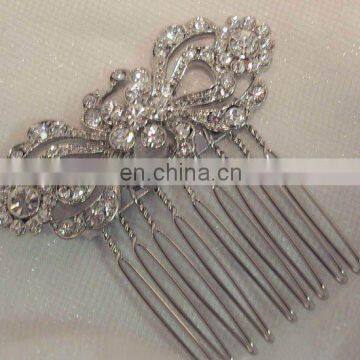 fashion rhinestone bridal hair comb