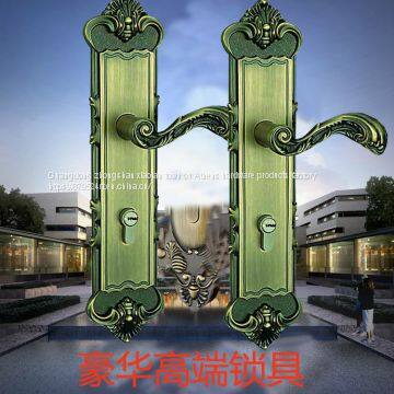 Guangdong dart lock ivory handle lock anti-theft door lock door door room door lock zinc alloy mute lock