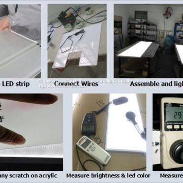 Colorwoo Led Slim Light Box for Store Decoration Advertising Display photo-4