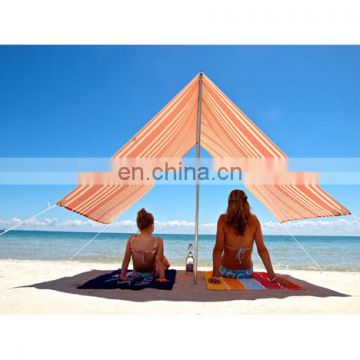 Blue and White Strip Sun Shelter Camping Outdoor Camping Beach Tent