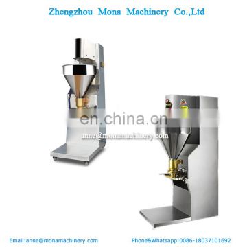 Stainless steel double hopper stuffing fish beef meat ball making machine