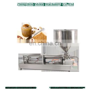 Professional supplier Semi automatic pneumatic bottle sauce stir paste filling machine