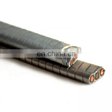 Polyimide Film EPDM Insulated Lead Sheathed Galvanized Steel Armourd 5KV Flat Esp Cable