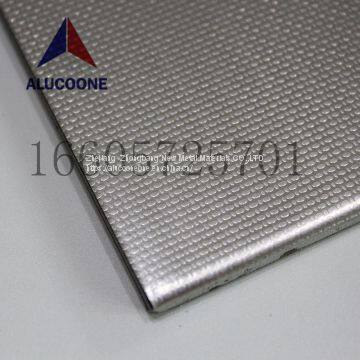 ALUCOONE Embossed Mirror Hairline Brush Brushed Emboss Polished Stainless Steel Composite Panel