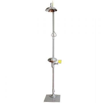 Emergency shower and eye wash station