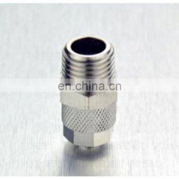 GOGO 10pcs a lot 4mm/6mm x M5 / M6 Mini-through connector BC04-M5 Copper fast twist type straight connector pneumatic fittings