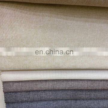Sofa Fabric High Quality Upholster 100% Polyester Woven Trending Products Coating Sofa Linen Look Fabric