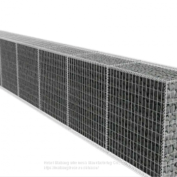 Galvanized PVC Coated Welded Mesh Gabion Retaining Walls Dam Garden Control Gabion Basket/Box From China