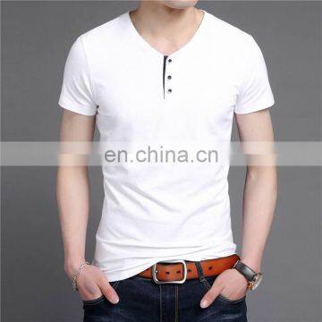 Mens 2020 Summer Stretch Cotton t Shirt photo-5