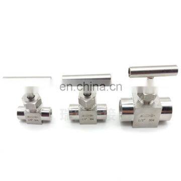 304 Stainless Steel Inner Needle Valve G1/4 One-handle Handle Flow Needle Valve photo-5