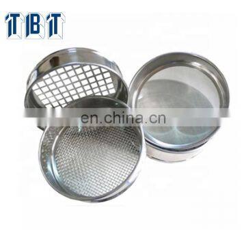 For particle size analysis sieve