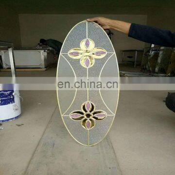 decorative inlaid glass for door