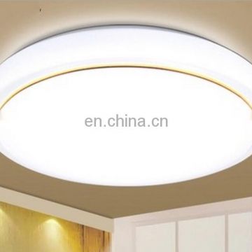 LED ceiling light round with golden circle indoor use