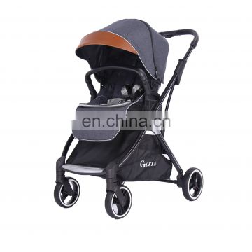 New Baby Gear Portable Easy Walking Carry Baby Cart Stroller with Leatherette Handle