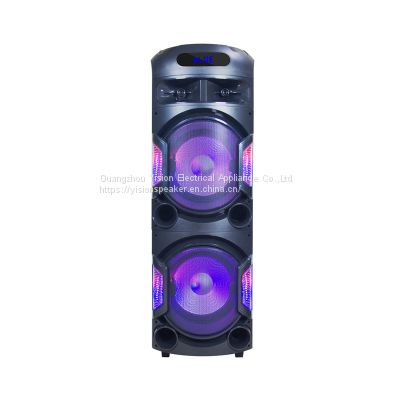 High Power Multi-functions Dual Subwoofer Speaker with Trolley  BK-W1209