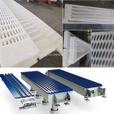 hydrofoil dewatering elements suction box cover for paper machine