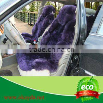 Color real wool car seat cover