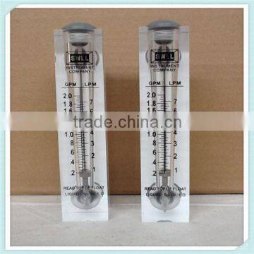 Water flow meter acrylic flow meter Panel type flow meter
