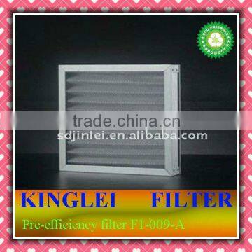 Pre-efficiency filter