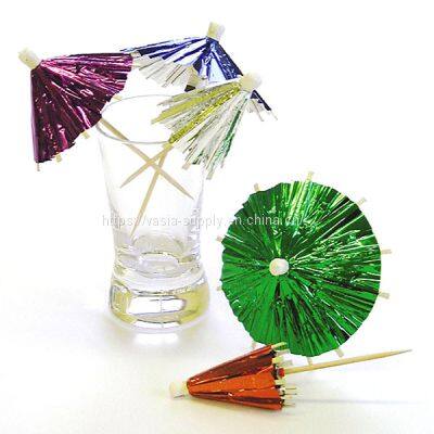 Decorative Umbrella Picks Party Supplies Fruit Cake Pick Cocktail Various Umbrella Skewer