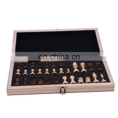 High Quality Wooden Various Sizes Foldable Portable Puzzle Board Game Luxury Wooden Chess Board Games photo-2
