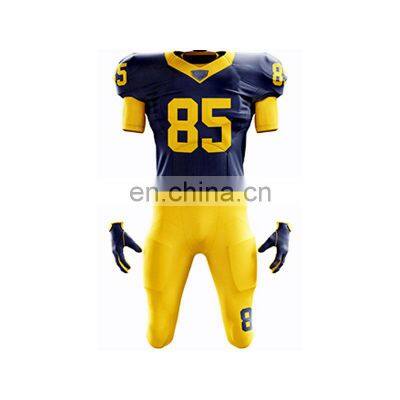 Adults Sportswear American Tackle Twill Uniform Jerseys And Shorts With OEM American Football Jersey Pant