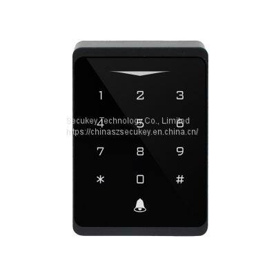 Secukey Внешний водонепроницаемый сенсорный клавиатурный блок ABS с кнопочным звонком